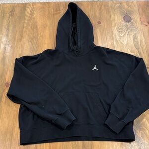 Jordan Black Hoodie with Iconic Logo
